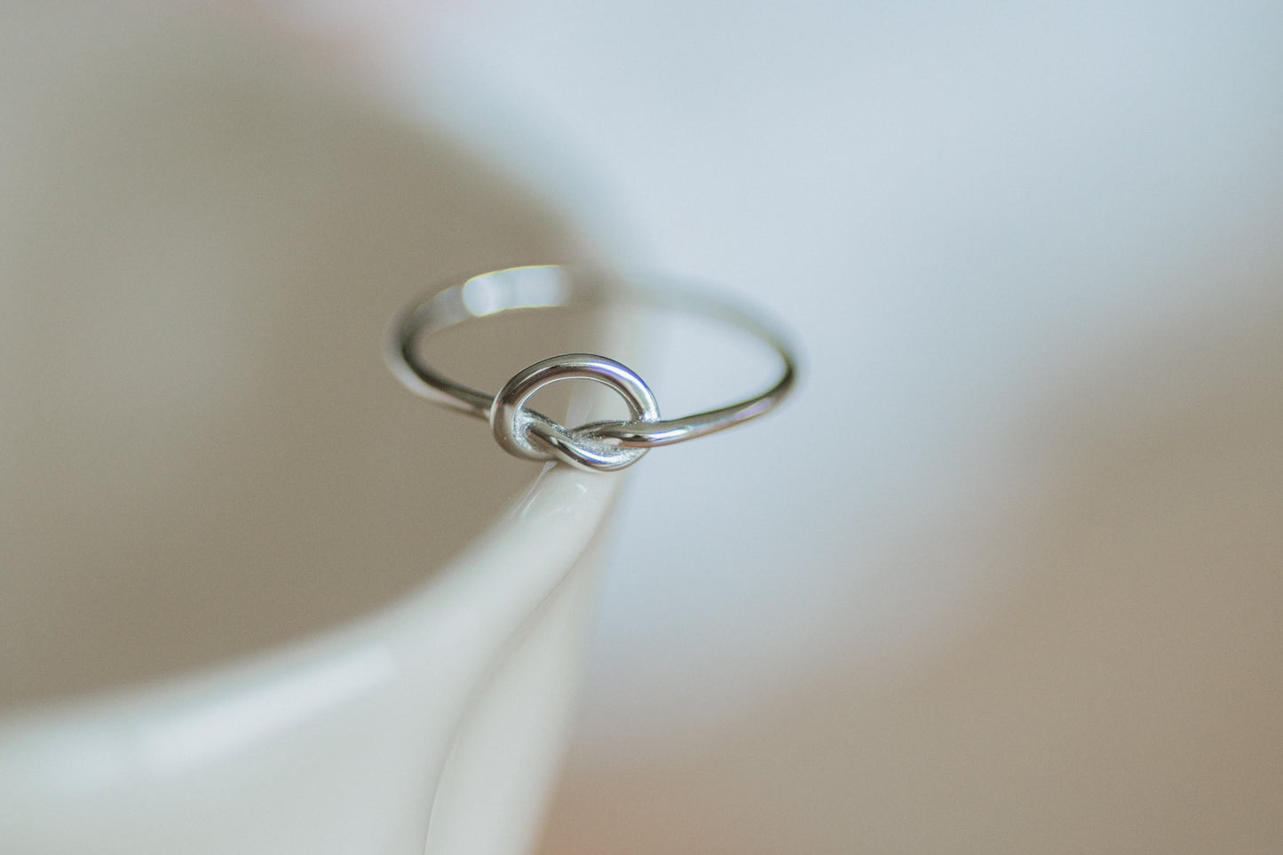 Forever Bonded Knot Ring Sterling Silver