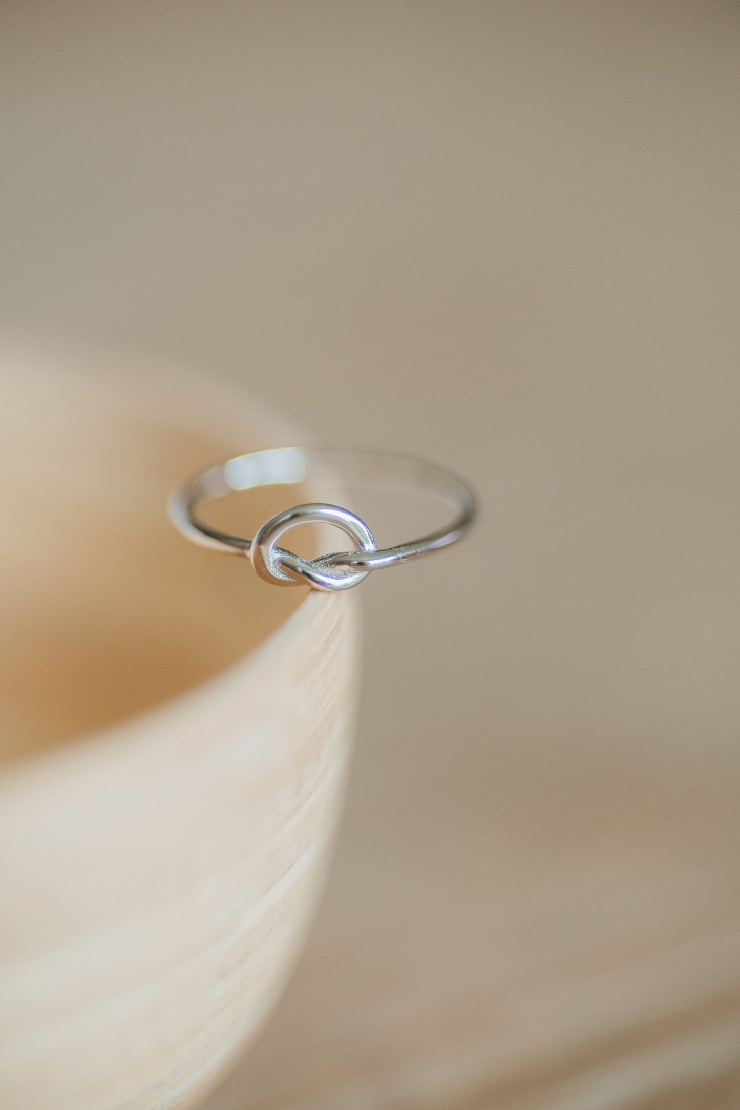 Forever Bonded Knot Ring Sterling Silver