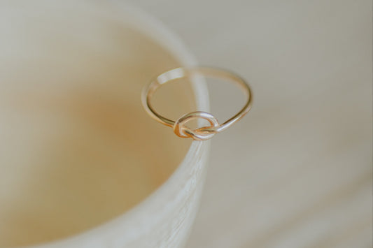 Forever Bonded Knot Ring 14k Gold Filled