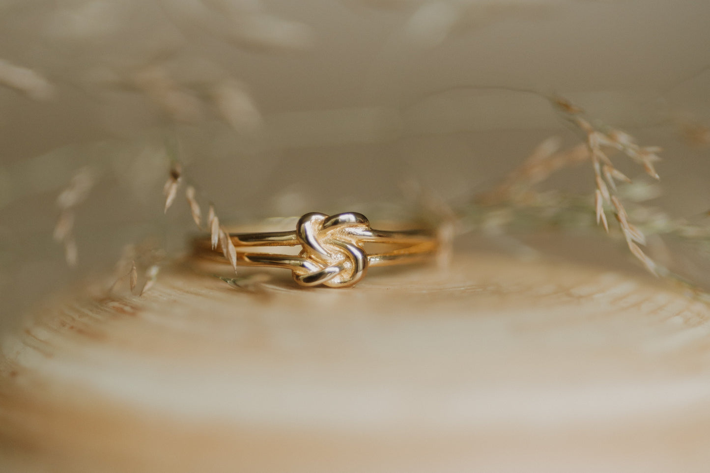 Forever Bonded Double Knot Ring 14k Gold Filled