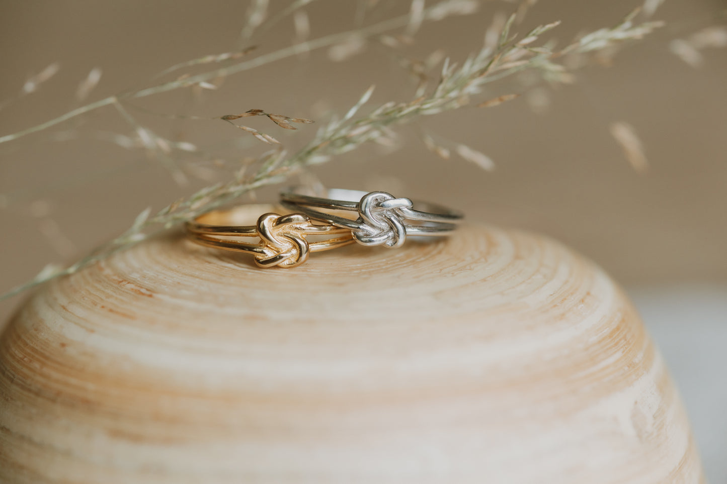 Forever Bonded Double Knot Ring Sterling Silver