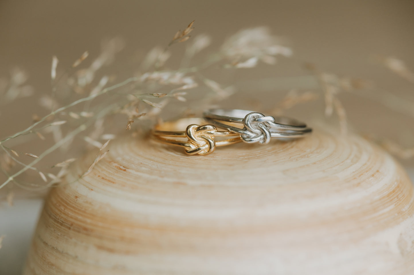 Forever Bonded Double Knot Ring 14k Gold Filled