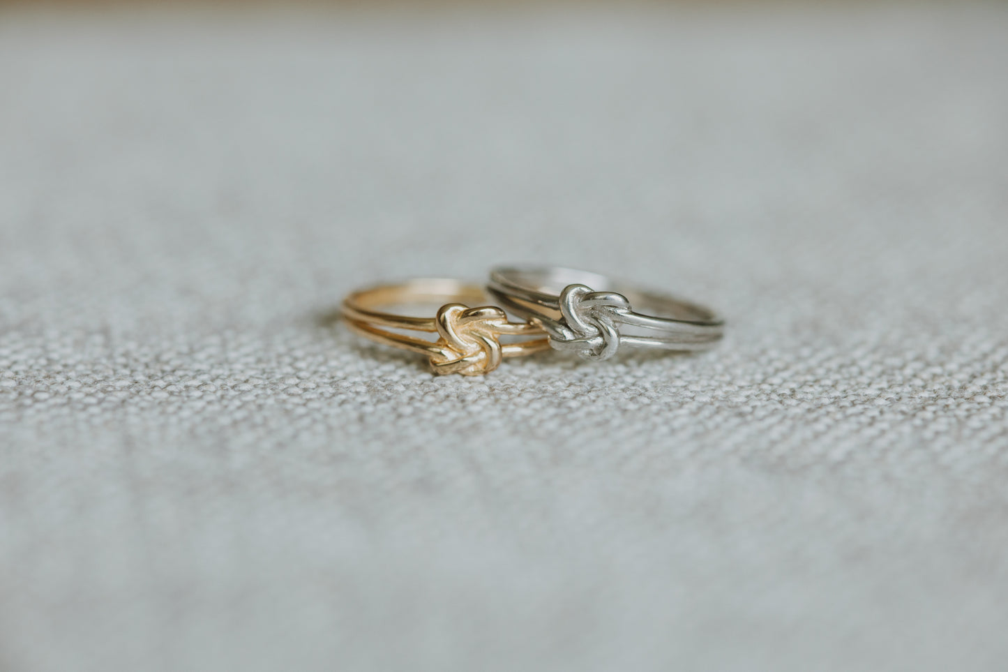 Forever Bonded Double Knot Ring 14k Gold Filled