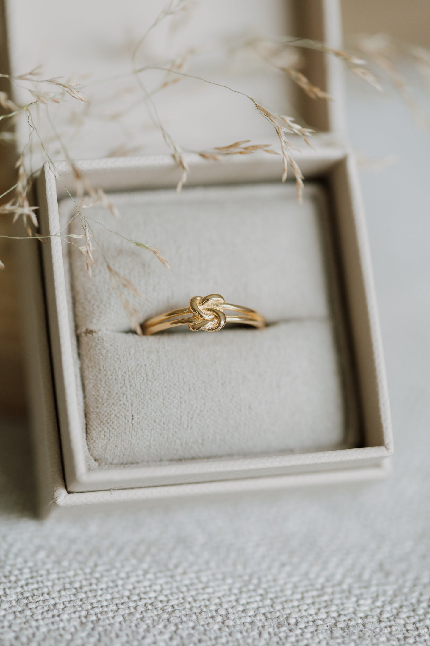 Forever Bonded Double Knot Ring 14k Gold Filled