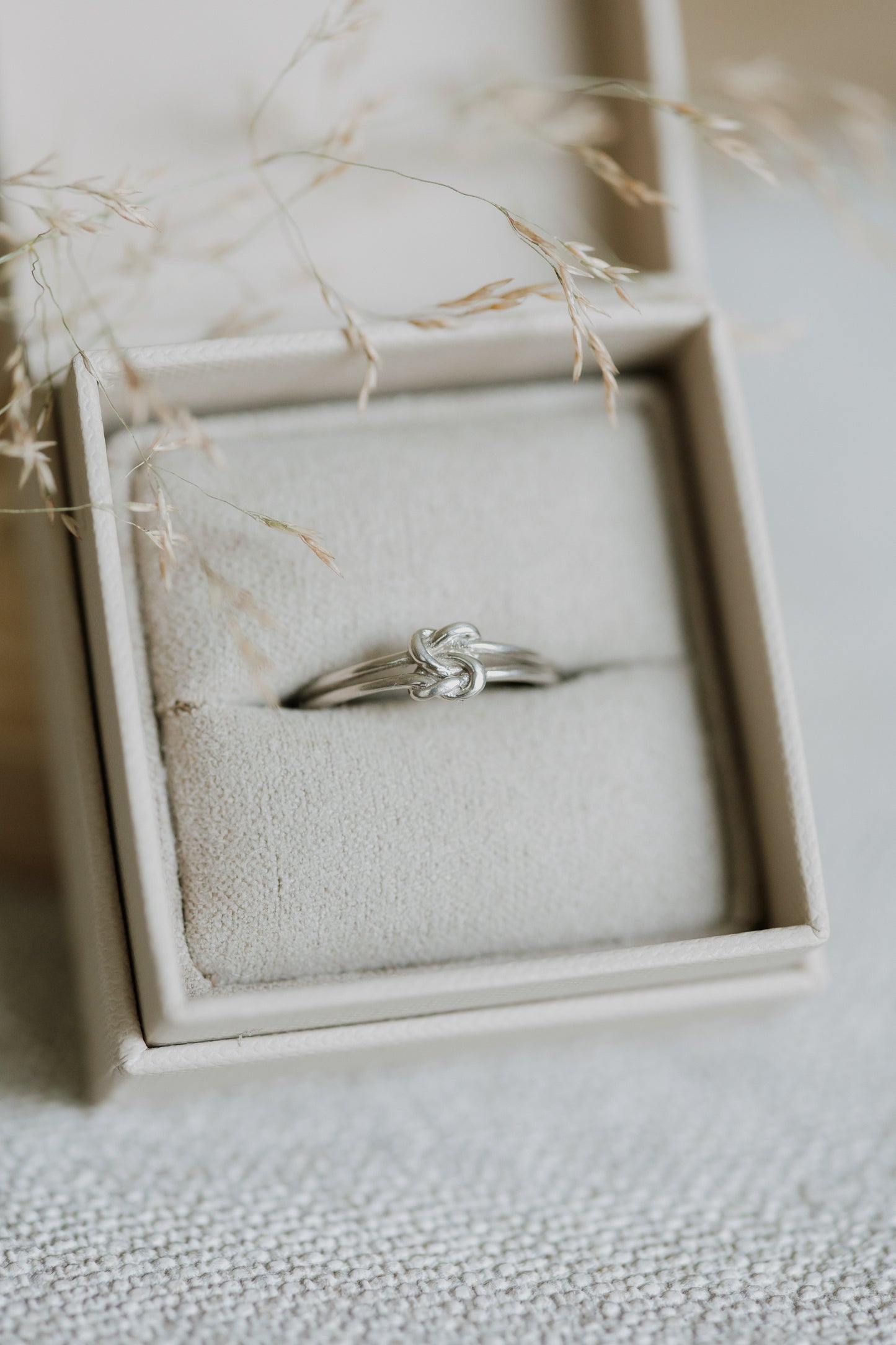 Forever Bonded Double Knot Ring Sterling Silver