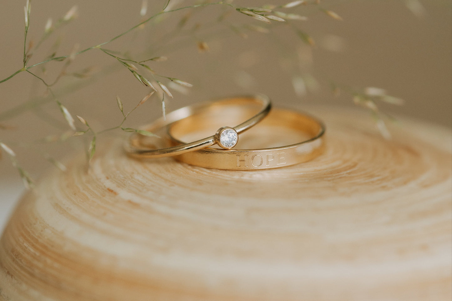 Embryo Transfer Hope Stack 14k Gold Filled