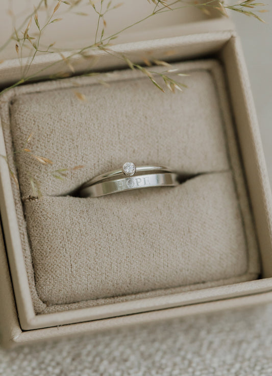 Embryo Transfer Hope Stack Sterling Silver