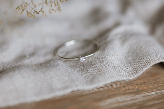 Embryo Ring Sterling Silver