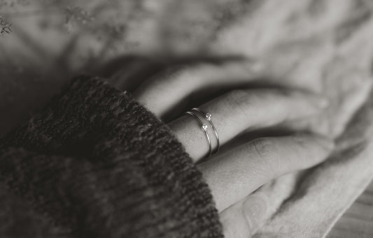 Embryo Ring Sterling Silver