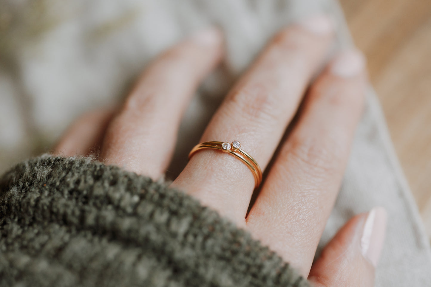 Embryo Ring 14k Gold Filled