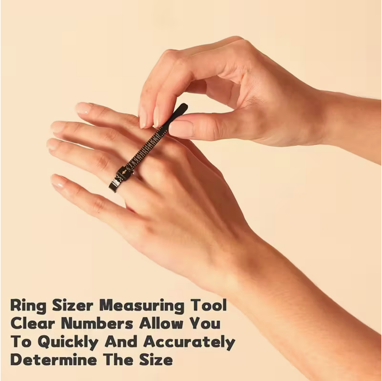 Ring size measuring tool