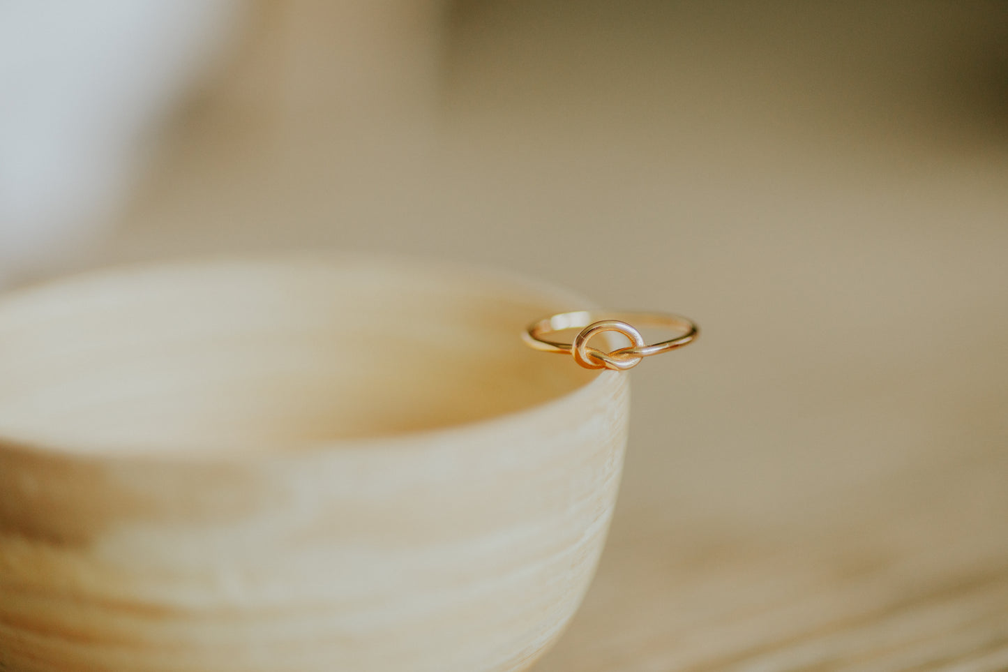 Forever Bonded Knot Ring 14k Gold Filled