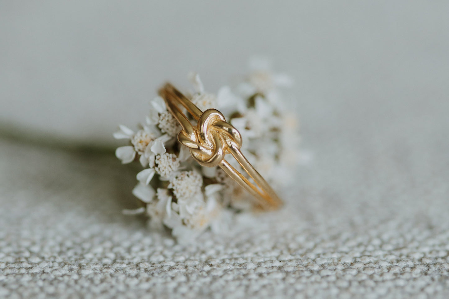 Forever Bonded Double Knot Ring 14k Gold Filled