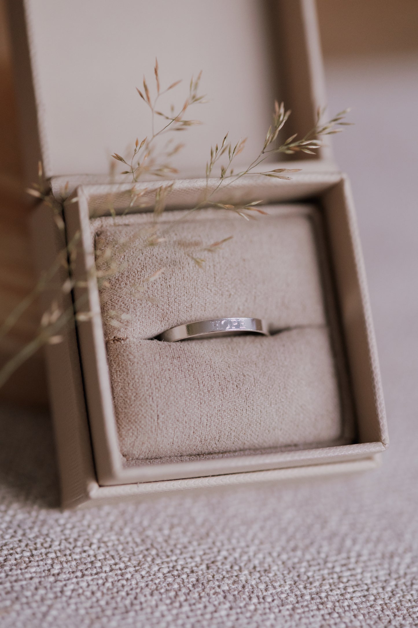 Hope Flat Ring Sterling Silver