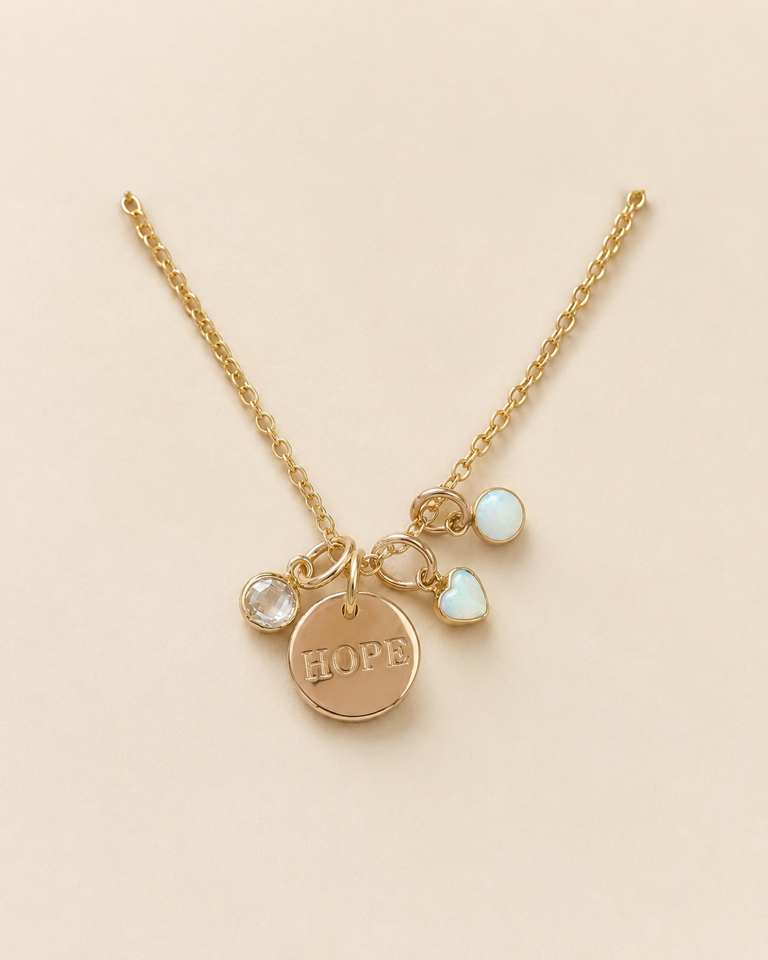 Rainbow Baby Charm 14k Gold Filled