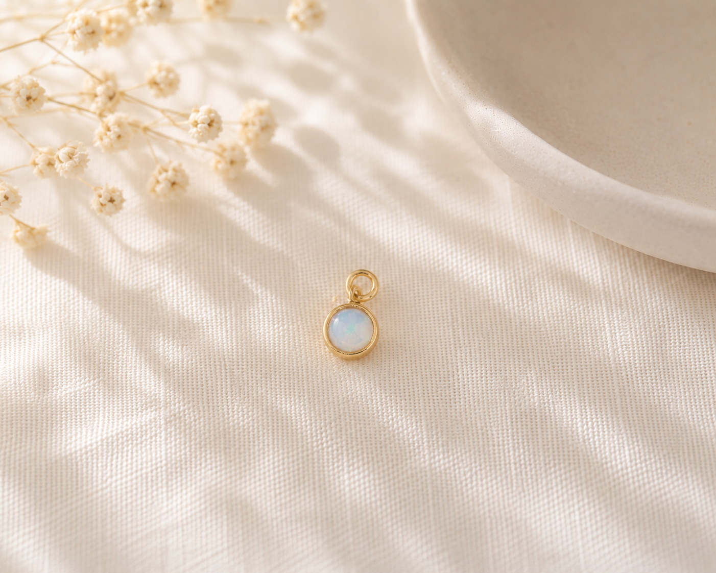 Rainbow Baby Charm 14k Gold Filled