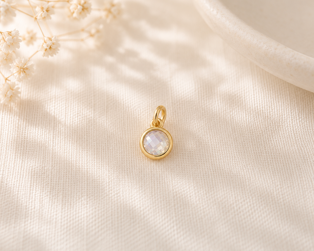 Embryo Charm 14k Gold Filled