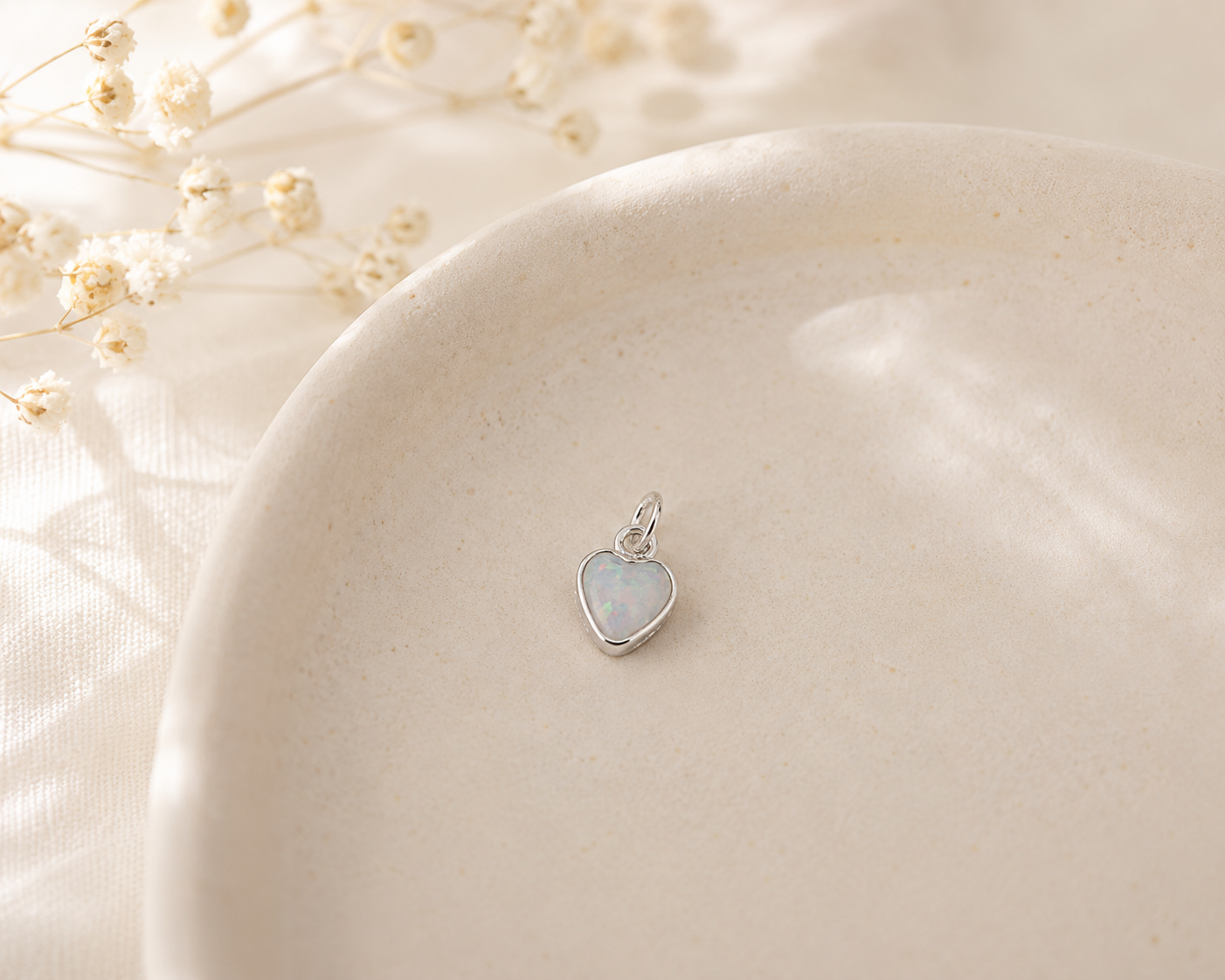 Angel Baby Charm Sterling Silver