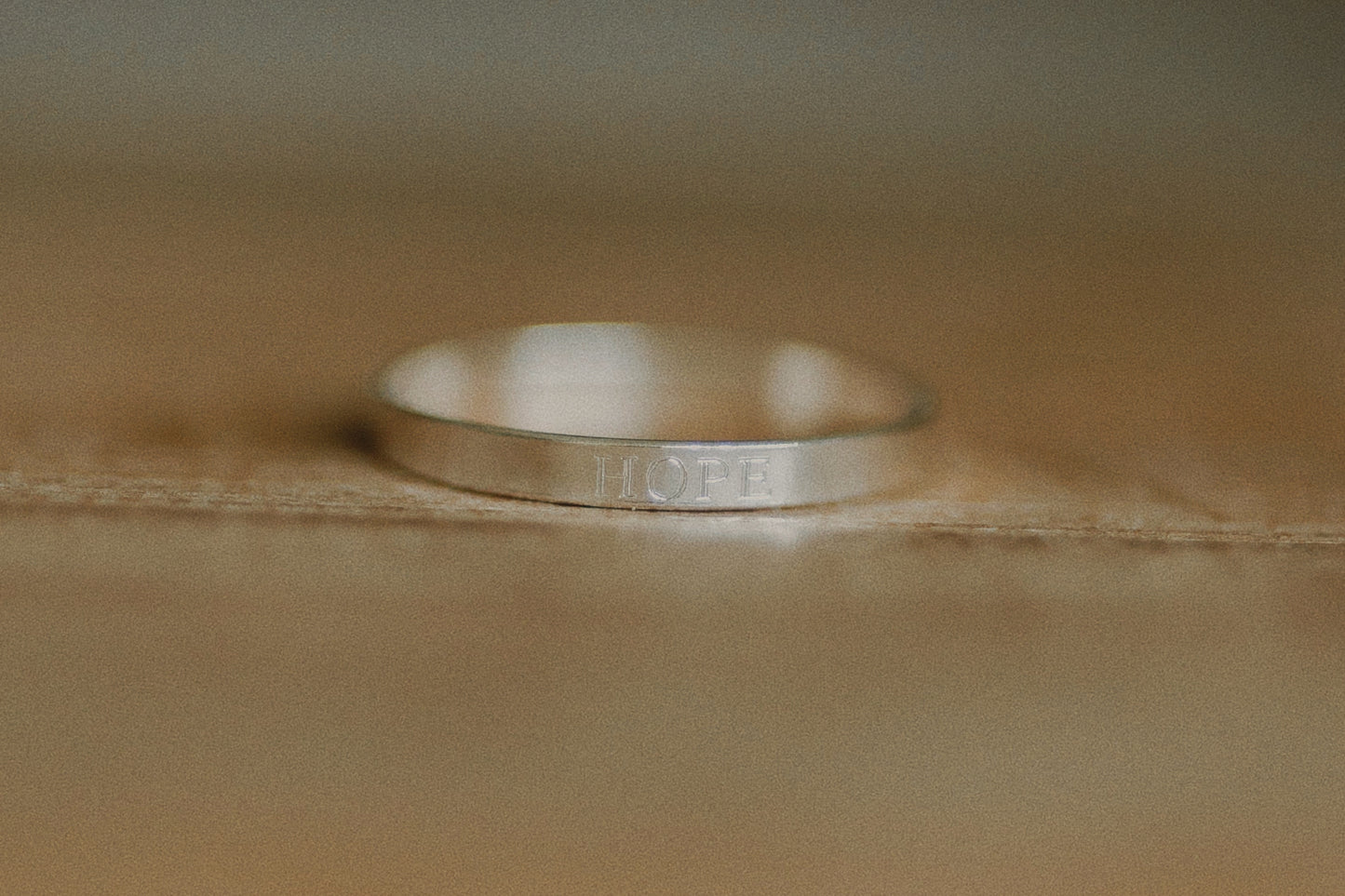 Hope Flat Ring Sterling Silver