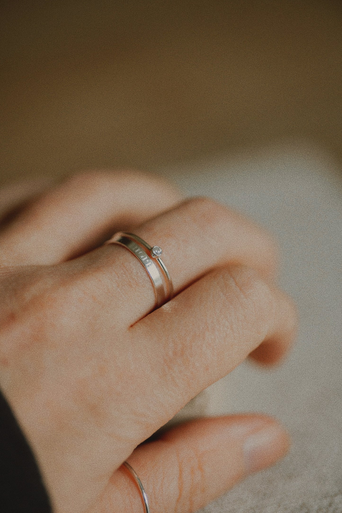 Hope Flat Ring Sterling Silver