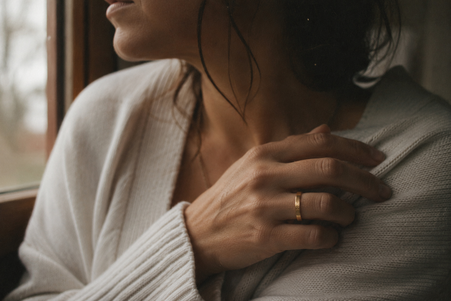 Hope Flat Ring 14k Gold Filled