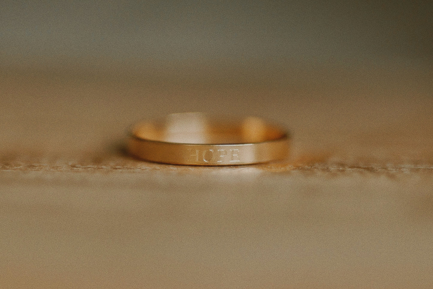 Hope Flat Ring 14k Gold Filled