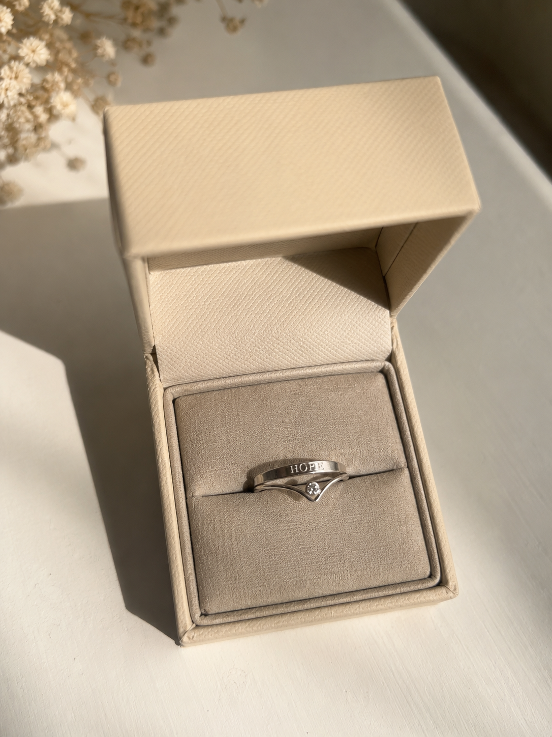 The Seed of Hope Stack Sterling Silver