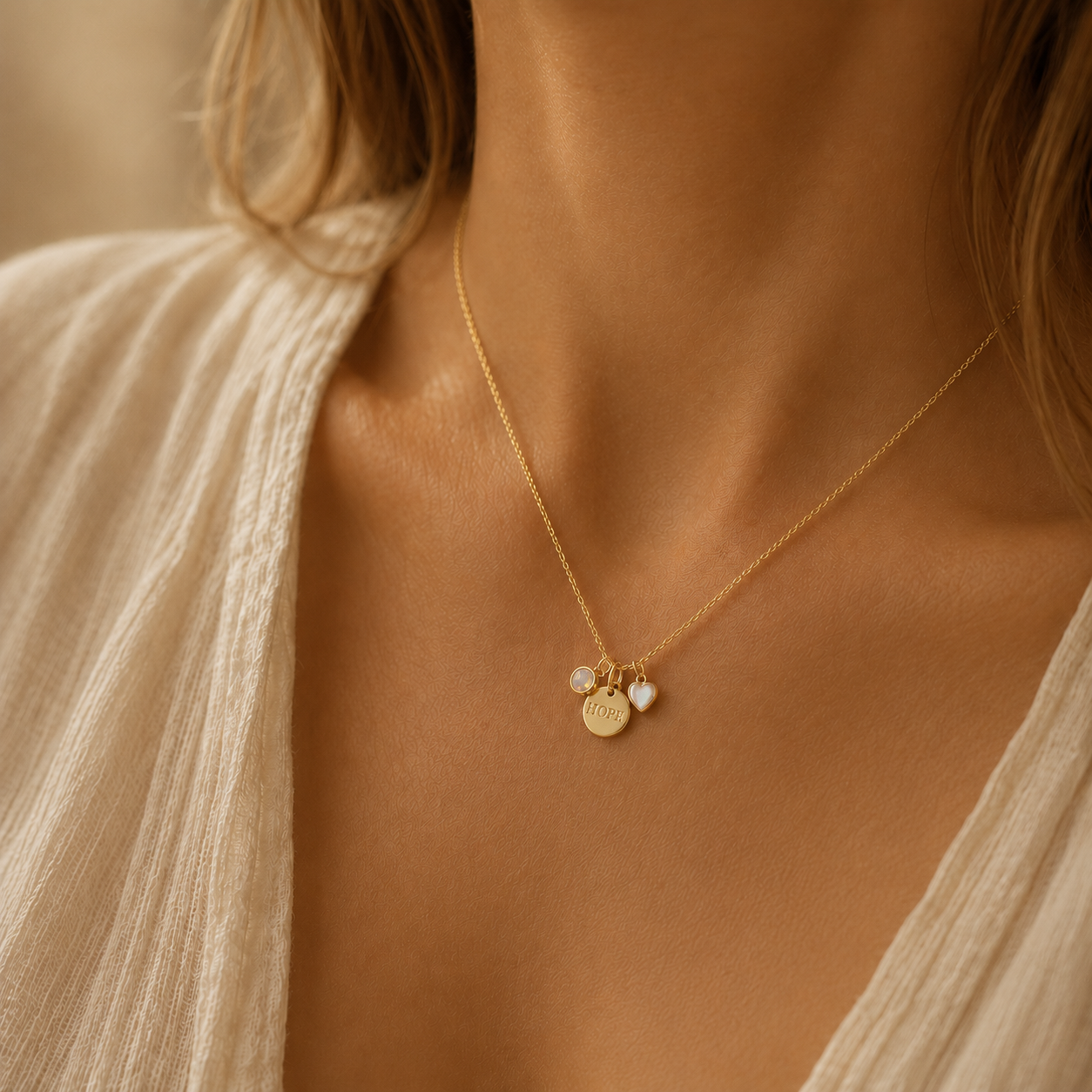 Rainbow Baby Charm 14k Gold Filled